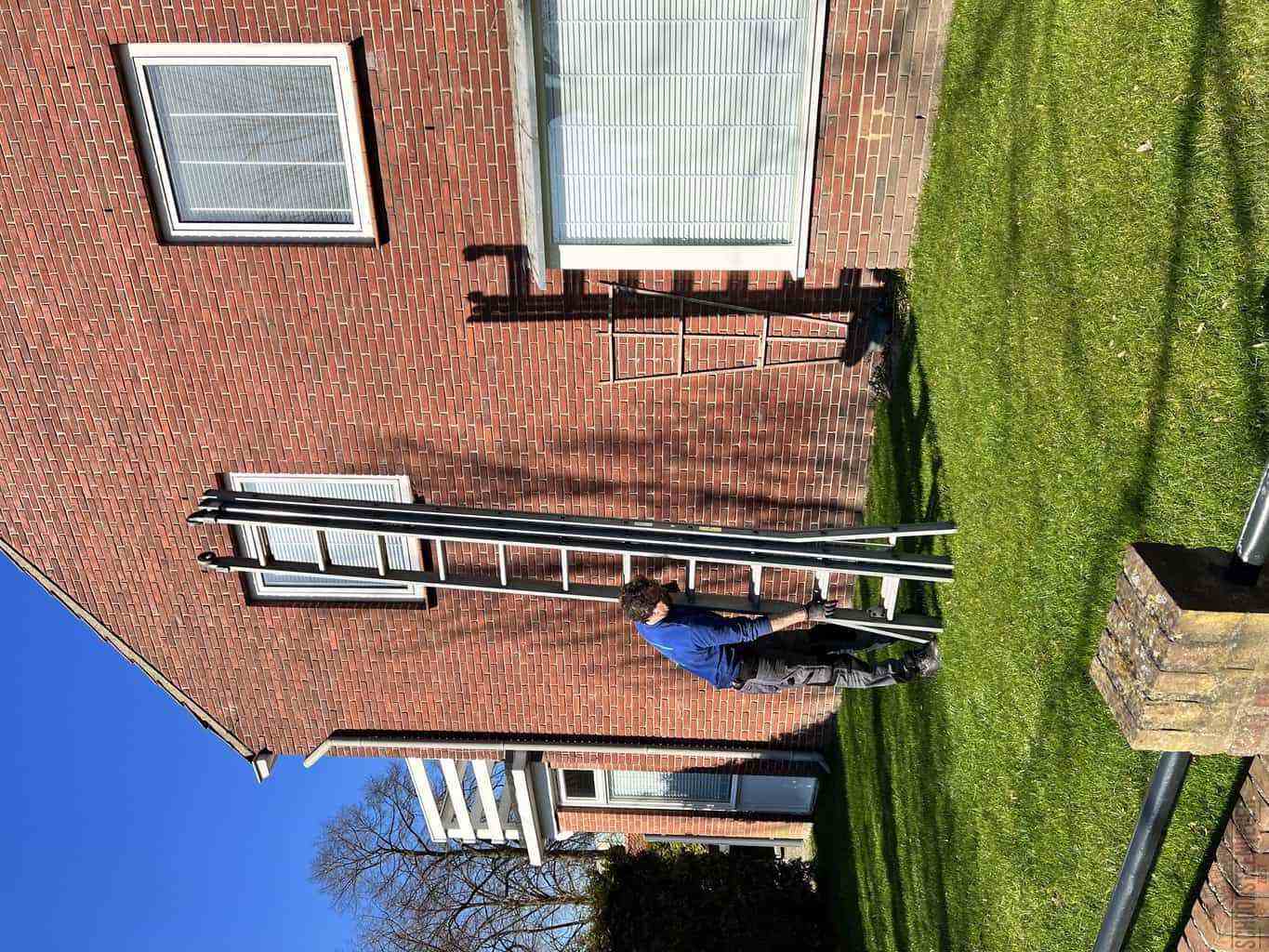 Zeist schoorsteenveger huis ladder